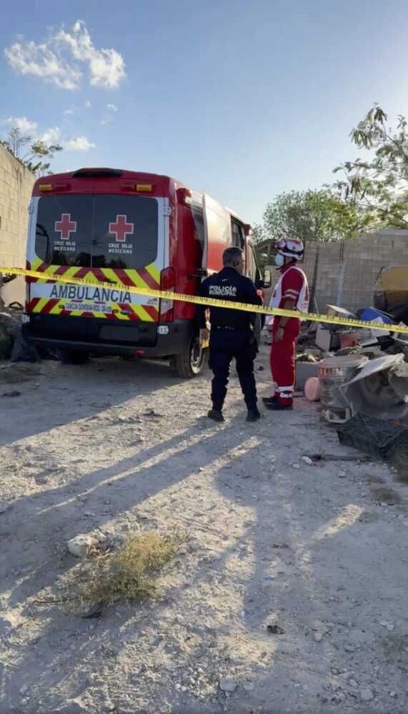 Fallecimiento de un abuelito en Cancún