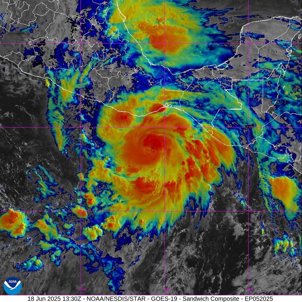 ¡El ciclón Erick viene con todo! 2