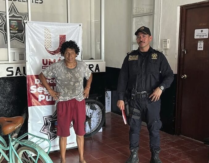 Acción inmediata de la Policía Municipal de Umán permite localizar a persona reportada como extraviada de Komchén, Mérida