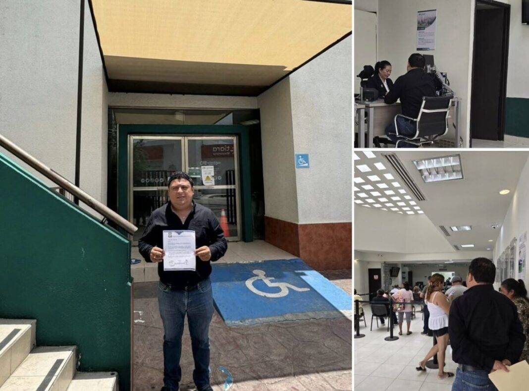 El Alcalde Edwin Bojórquez llega a la CFE para solucionar las fallas eléctricas