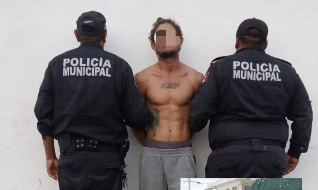 Sujeto delictivo es detenido tras robar pertenencias de una camioneta en Progreso