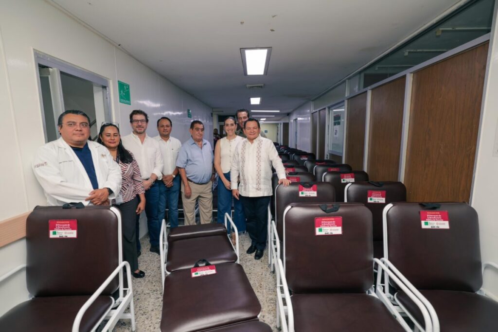 Joaquín Díaz Mena/Gobierno de Yucatán dignifica espacios para acompañantes en el Hospital O’Horán