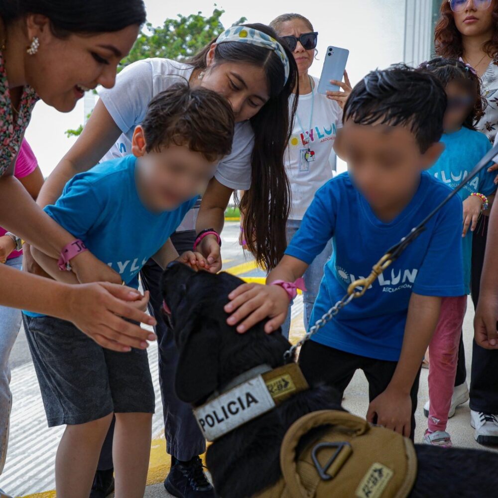 SSP Yucatán recibe la visita de niños y niñas de asociación Sol y Luna 