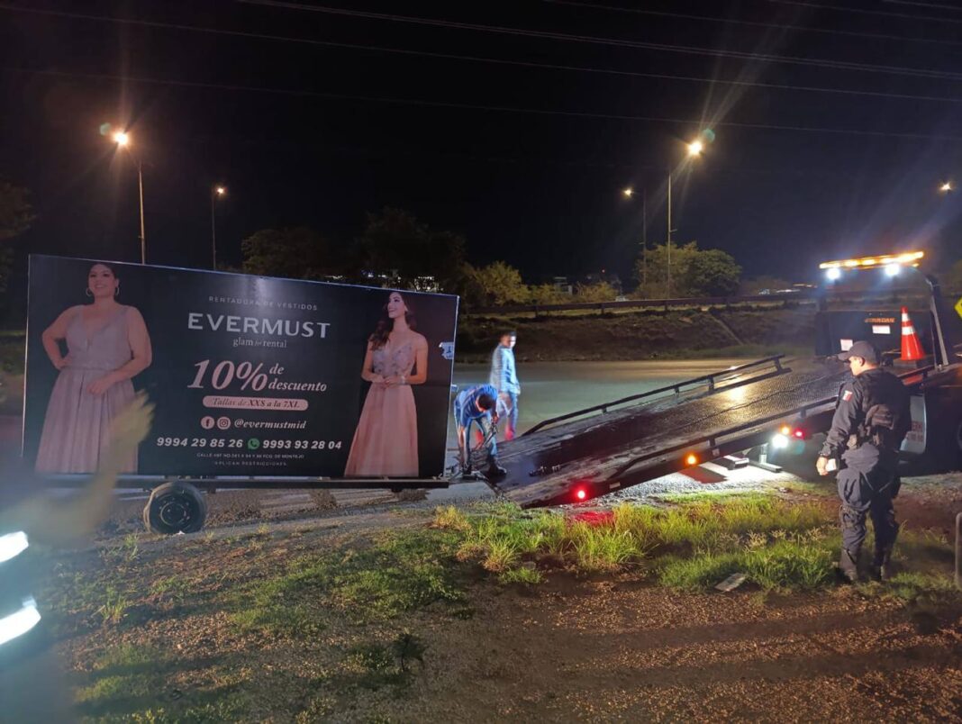 Ayuntamiento pone orden en avenida del norte de Mérida