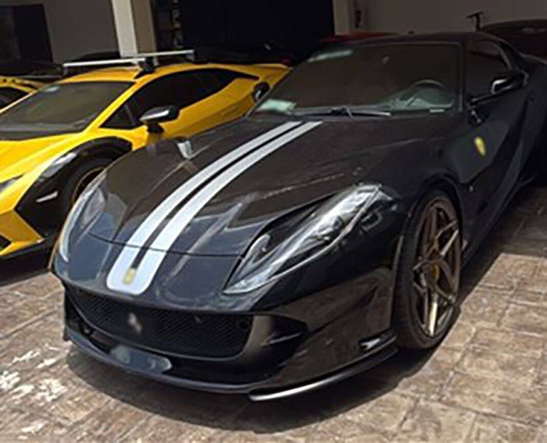 Elementos de la Guardia Nacional aseguran vehículos de lujo en Temozón Norte