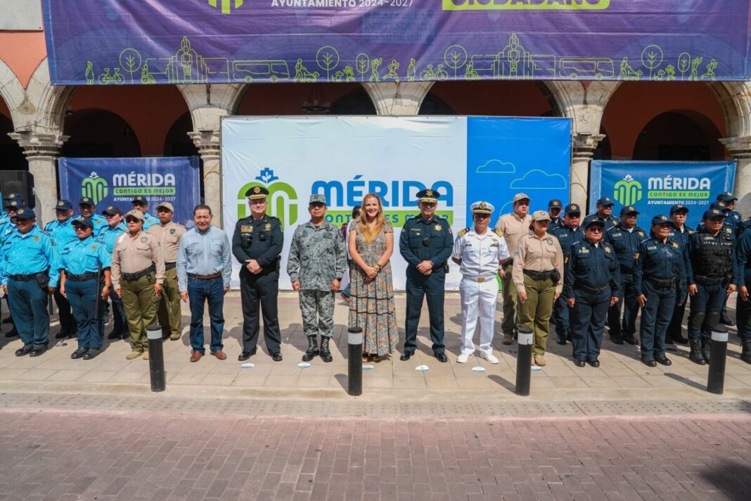 La alcaldesa Cecilia Patrón arranca el operativo de seguridad vacacional en Mérida