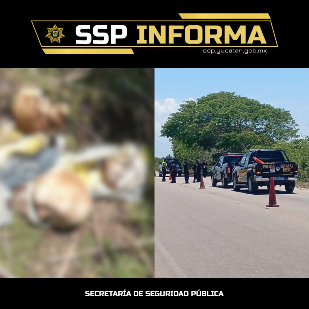 Reporte por hallazgo de 3 cráneos en Yucatán