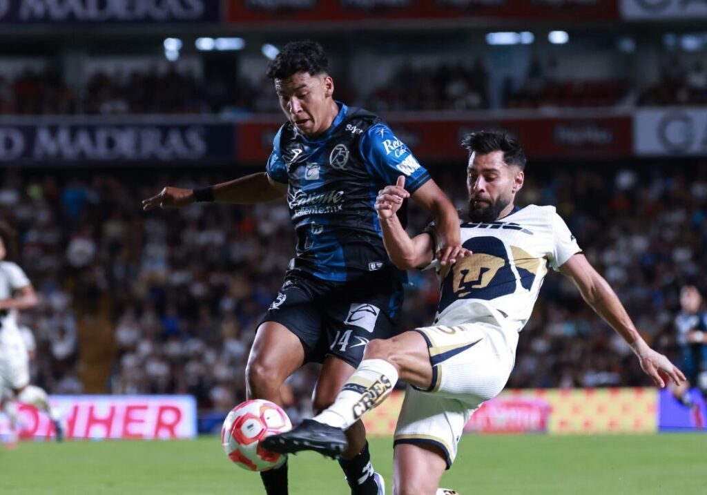 Pumas de la U.N.A.M. vence al Querétaro en la Liga MX