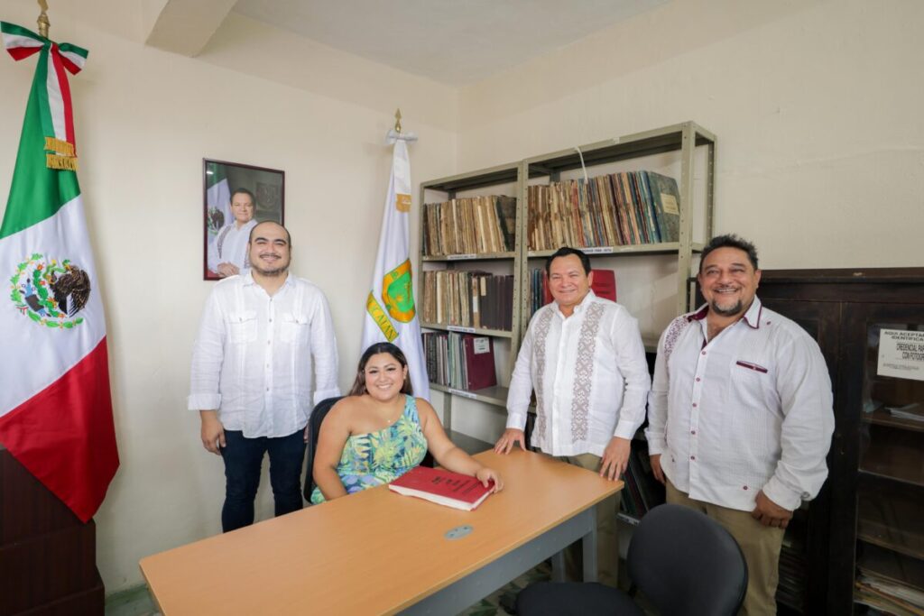 Joaquín Díaz Mena/Gobierno de Yucatán reabre el Registro Civil en Tahmek