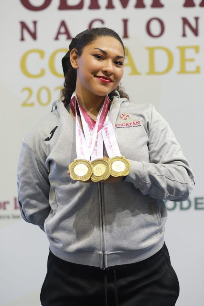 Orgullo Yucateco: Mijalis Baas Reyes logra tres oros en la Olimpiada Nacional