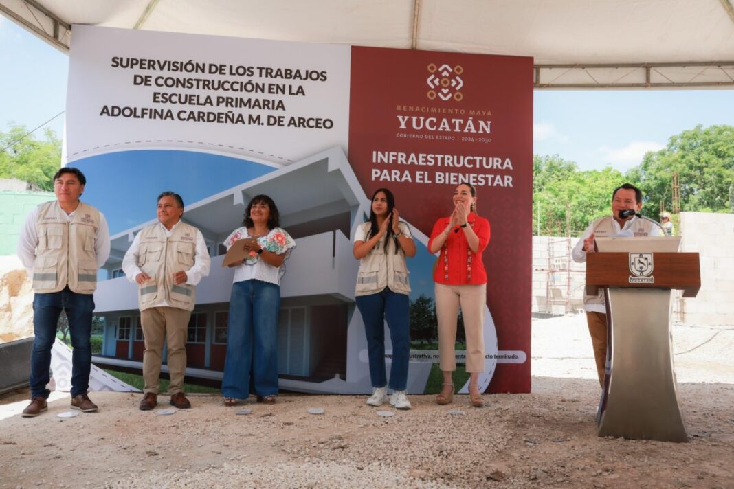 Gobierno del Estado reconstruye primaria en la colonia Azcorra