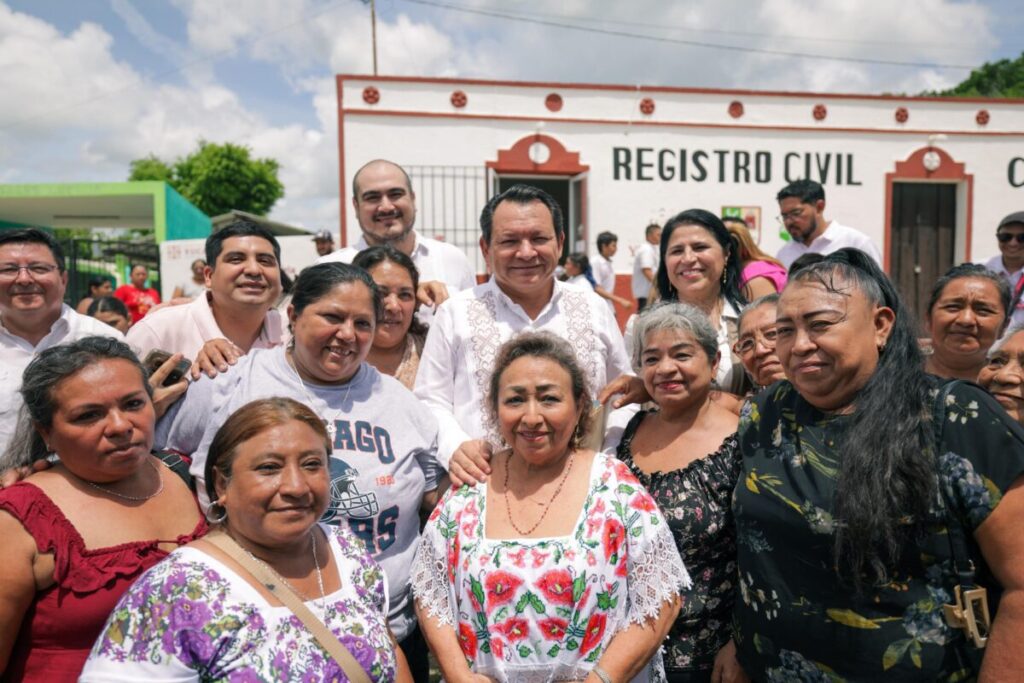 Gobierno de Yucatán reabre el Registro Civil en Tahmek