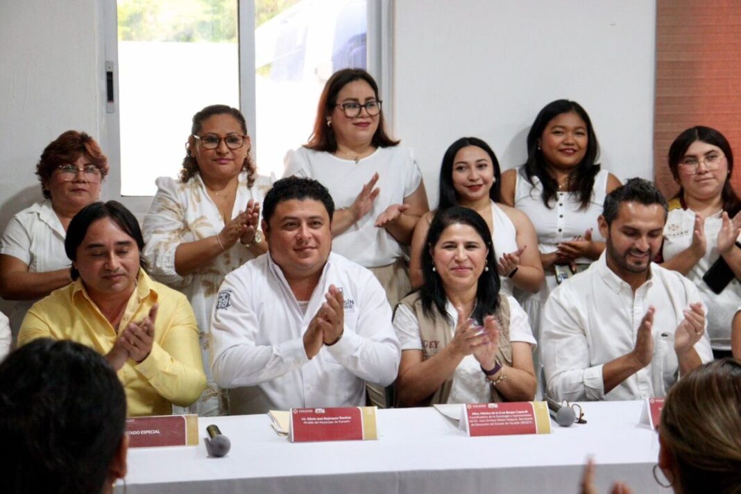 En Kanasín se trabaja para que los niños y jóvenes crezcan en entonos seguros: Edwin Bojórquez