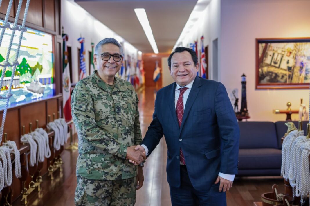 Joaquín Díaz Mena y Semar fortalecen alianza para modernizar infraestructura portuaria