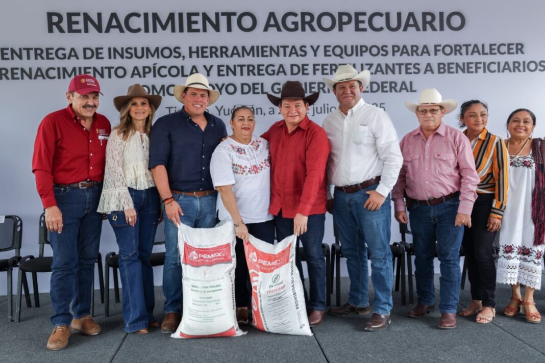 Llega Renacimiento Agrícola a Tizimín, se realiza entrega histórica de herramientas