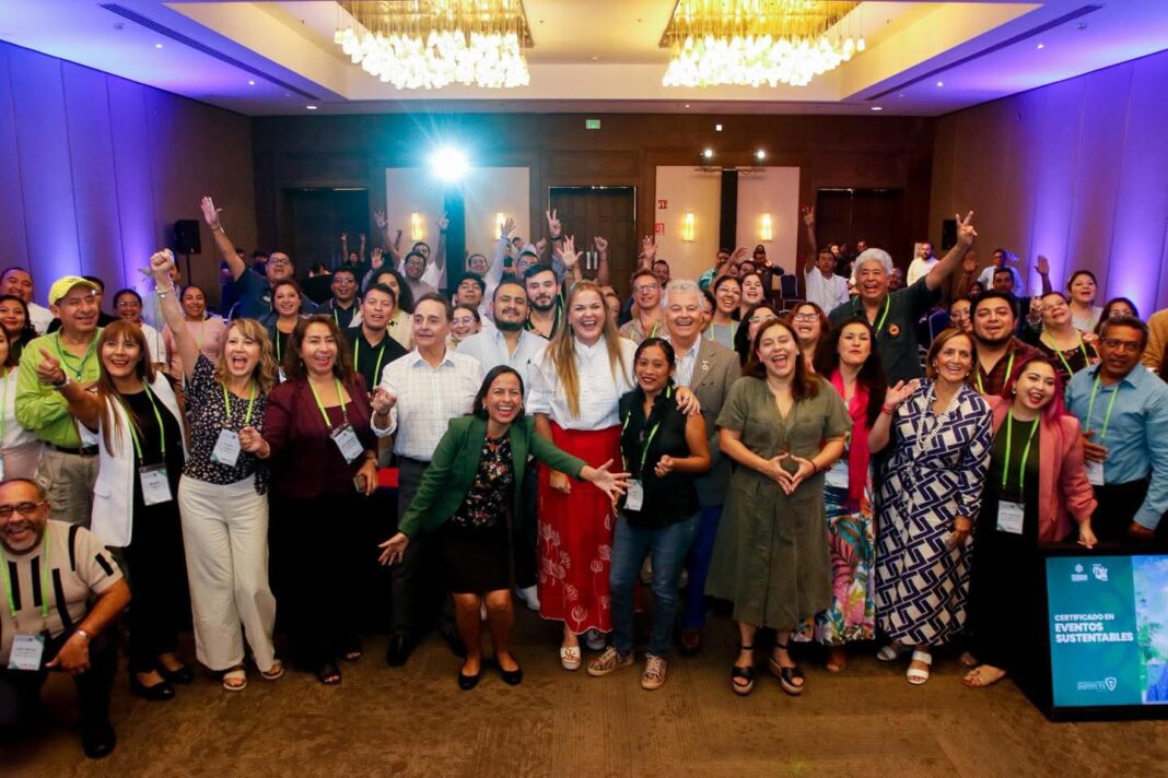 Cecilia Patrón encabeza la clausura del Programa de Certificación en Eventos Sustentables