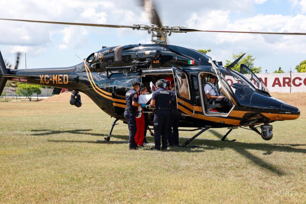Mujer de Tekax es llevada a Mérida, tras presentar complicaciones de embarazo