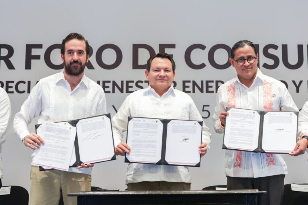 Joaquín Díaz Mena promueve transformación energética para Yucatán