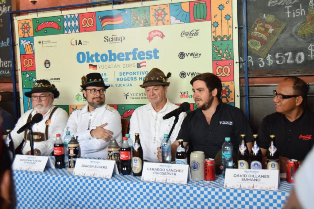 Rueda de prensa del Oktoberfest Mérida 2025