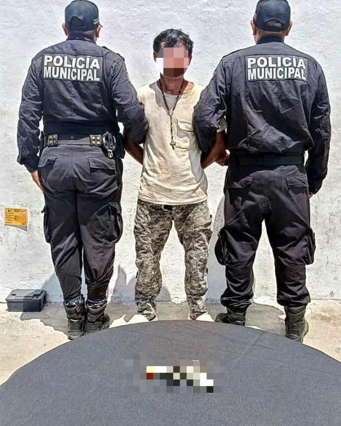 Detenido tras tener réplica de arma de fuego en Progreso