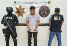 Detención de Luis Alejandro “N” por robo millonario en Santa María Chi, Mérida