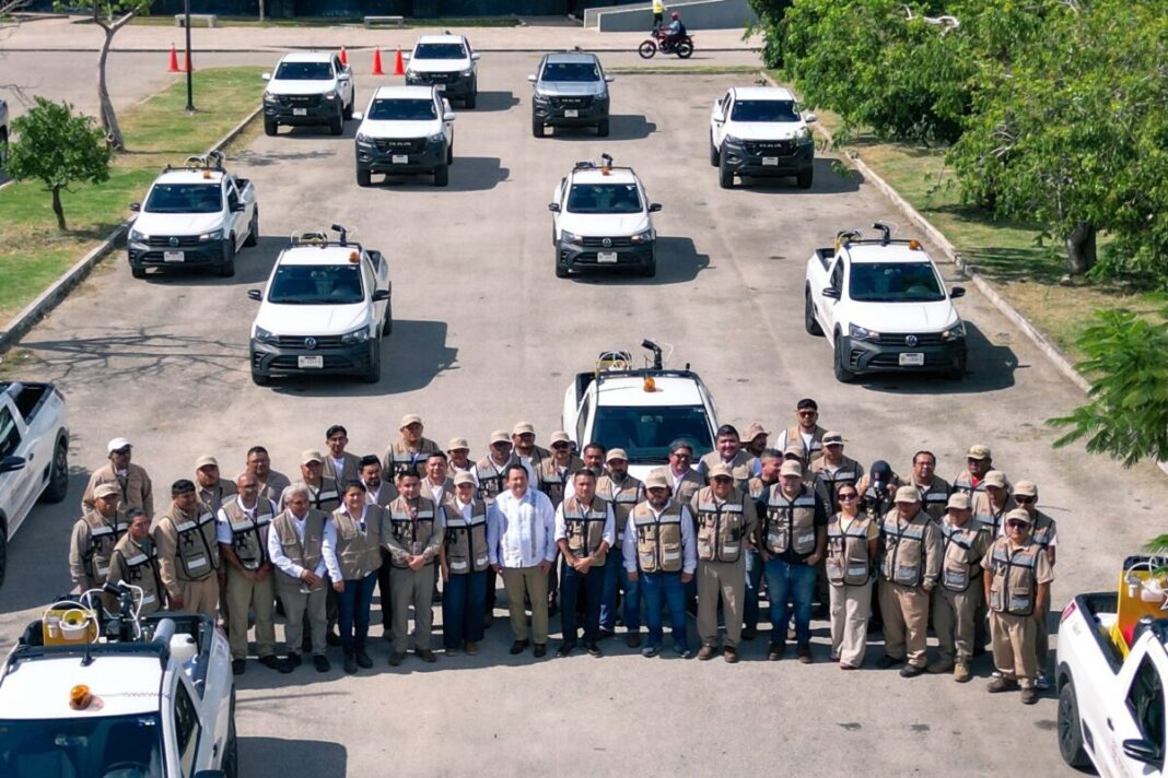 Campaña masiva de fumigación en Yucatán con nuevos vehículos y brigadistas