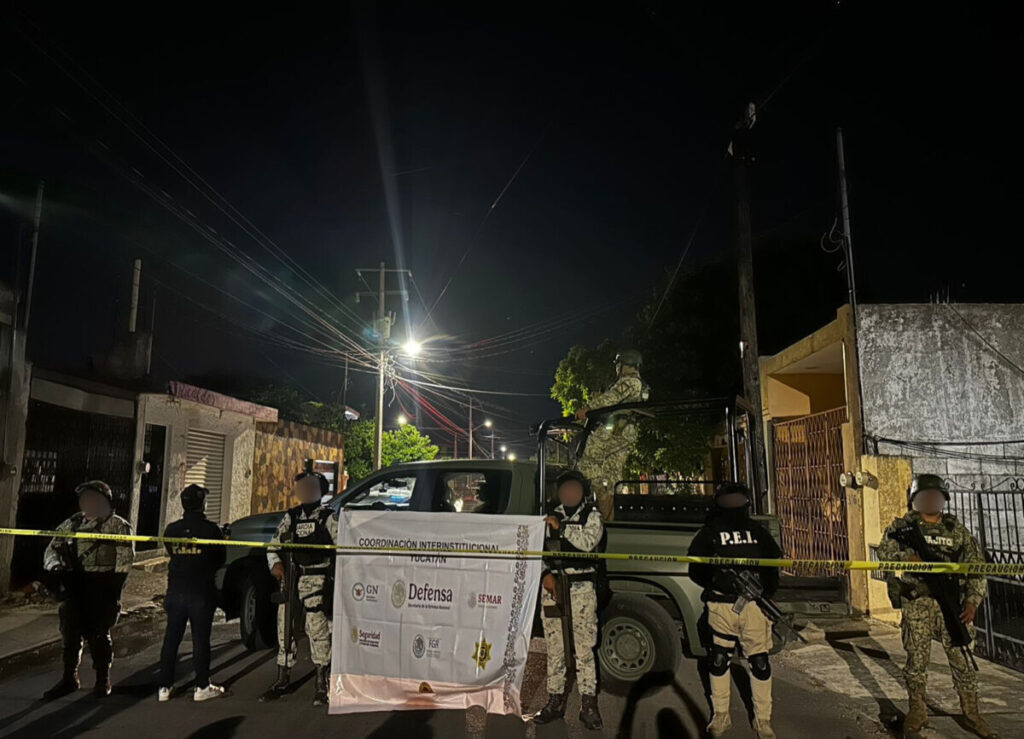 Detenidos un padrino de anexo y cuatro sujetos por violencia en fraccionamiento Juan Pablo II de Mérida