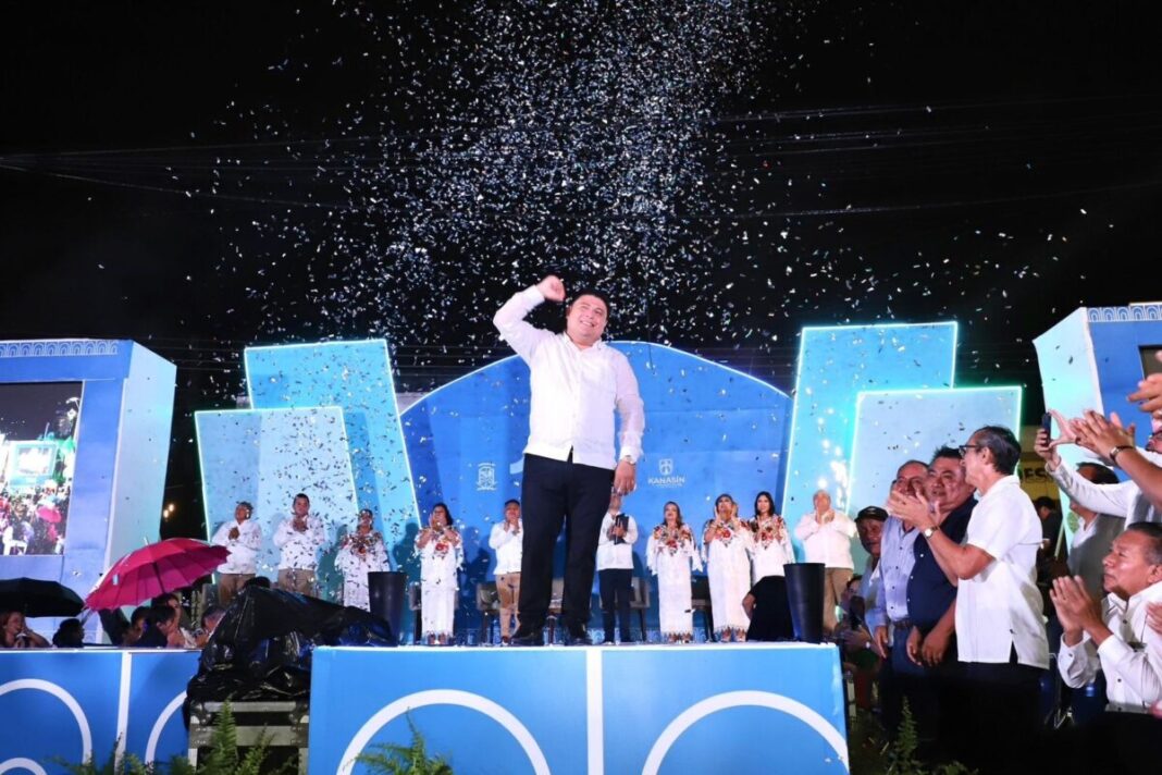 Edwin Bojórquez rinde su primer informe 2024-2027 con resultados en Kanasín