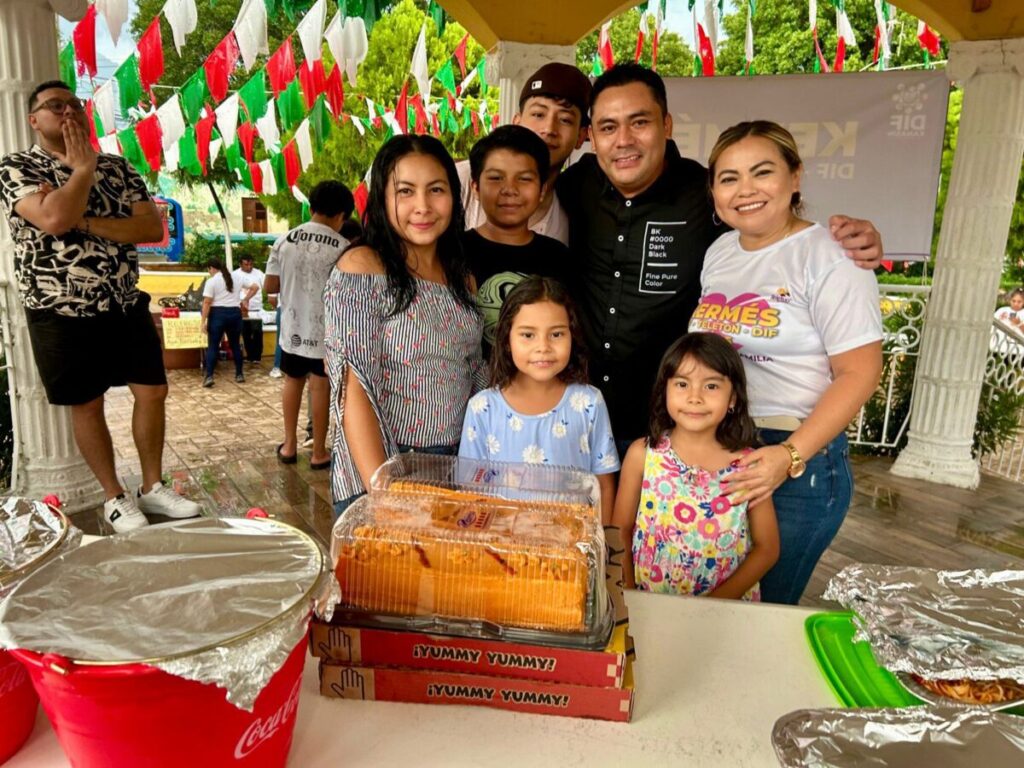 Raquel Balam Rocha y Edwin Bojórquez Ramírez/Todo un éxito el Gran Kermés Kanasín 2025 para recaudar fondos para donar al Teletón México