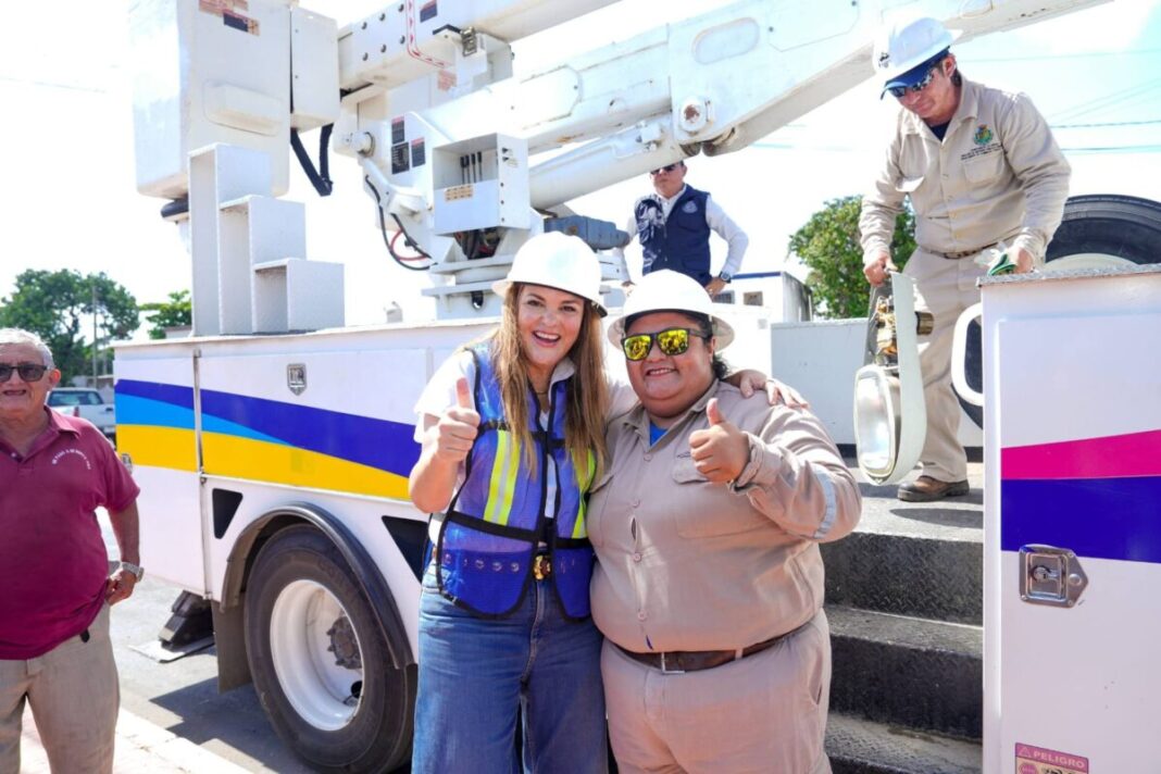 Cecilia Patrón destaca las mejoras de servicios públicos durante su primer año