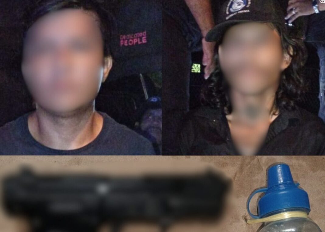 Detenidos dos sujetos junto con una réplica de arma en el centro de Mérida