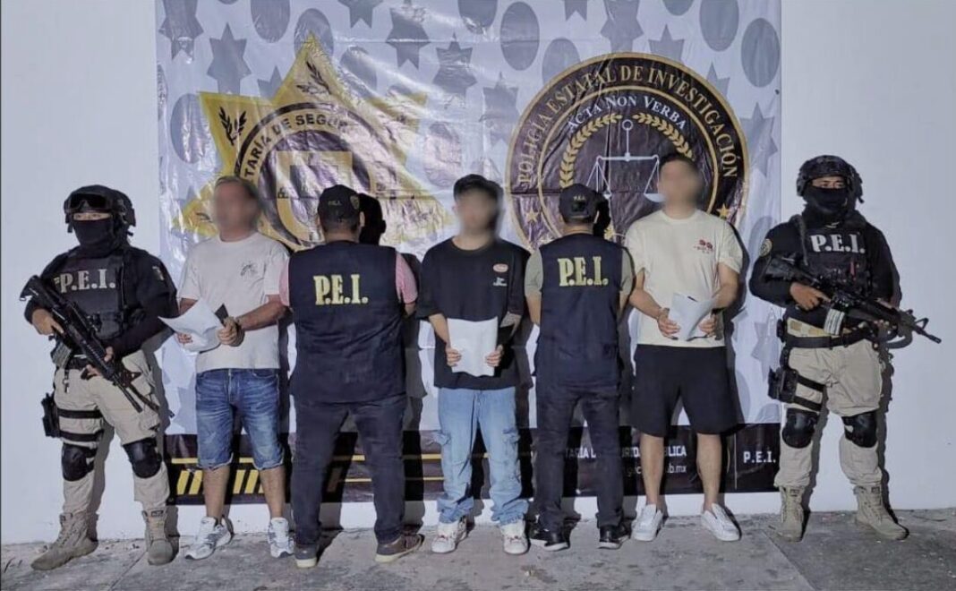 Detienen a tres cubanos tras robar en un millón de pesos en Mérida