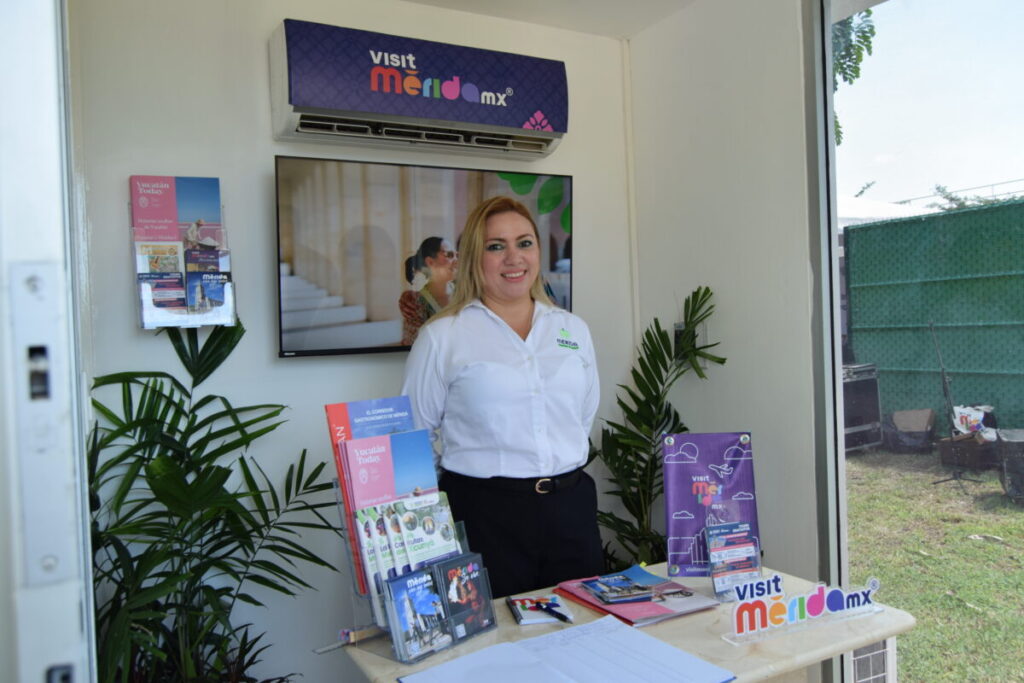 Cecilia Patrón inaugura el 4to Módulo de Información Turística para el beneficio del turismo en el parque La Plancha