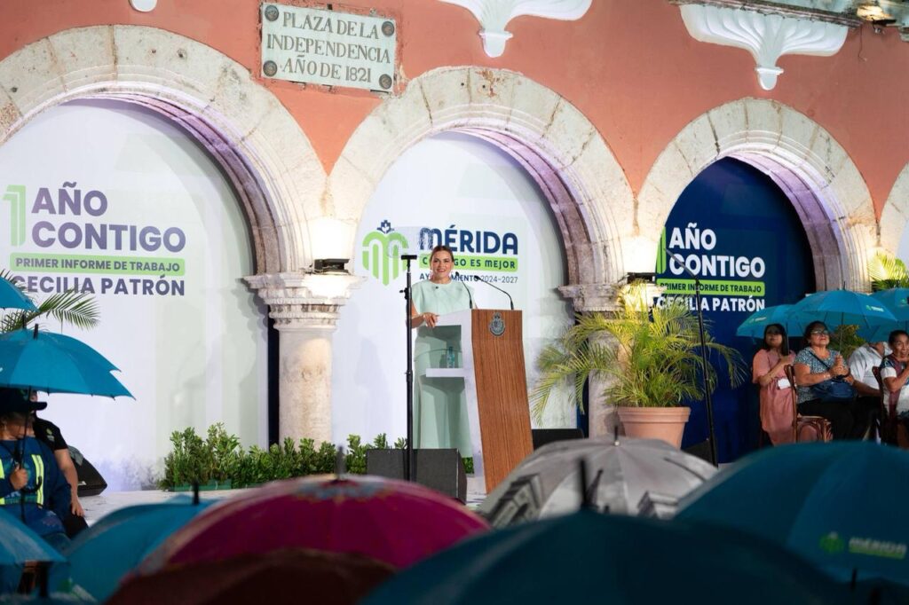 La alcaldesa Cecilia Patrón rinde su primer informe de Gobierno 2024-2027 con éxito