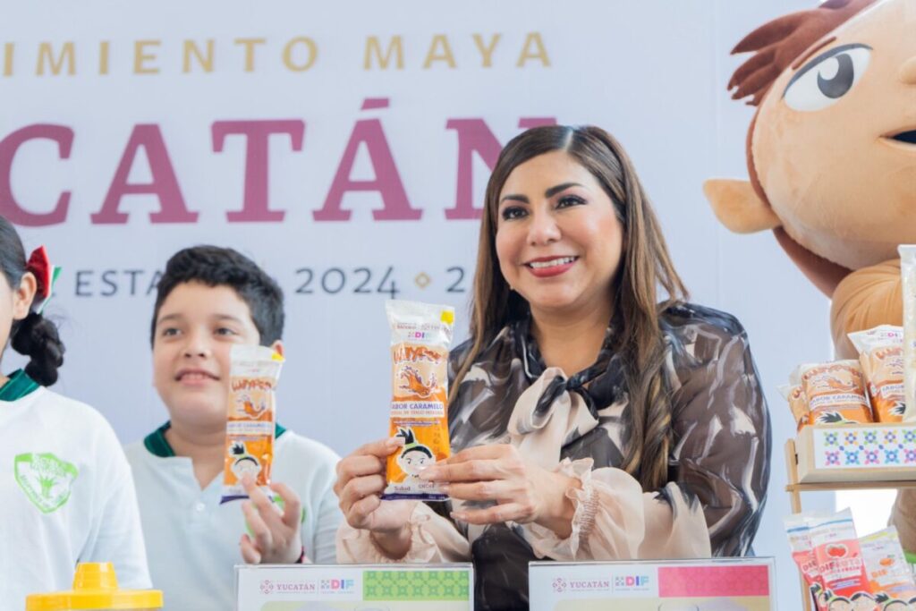 La Mtra. Wendy Méndez Naal /DIF Yucatán presenta nueva imagen en desayunos Bienestar de la Niñez