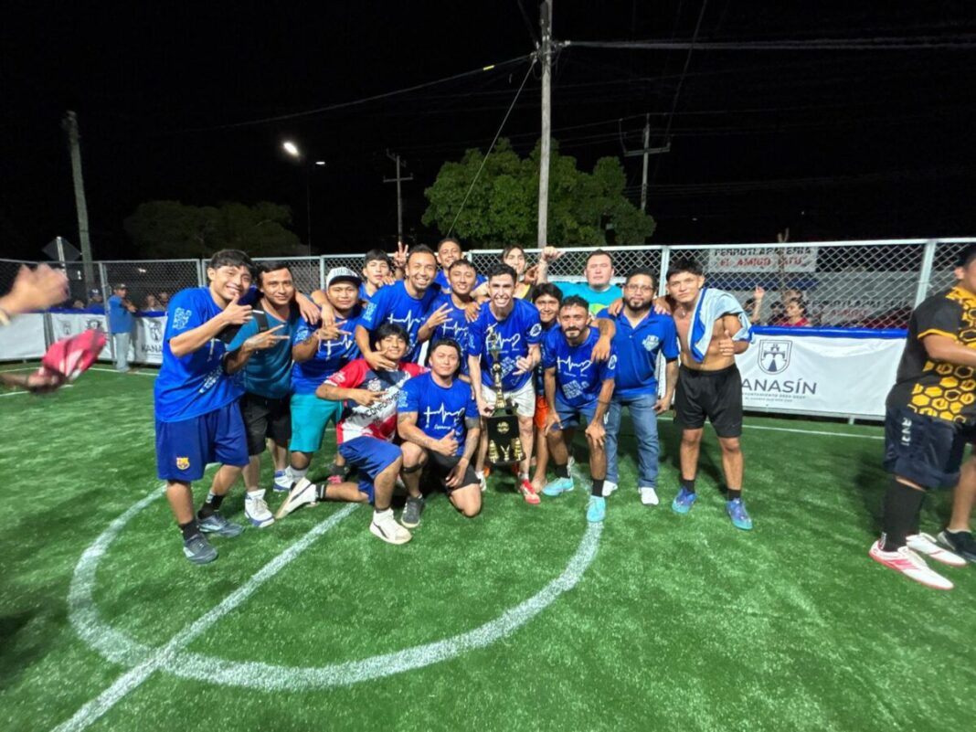 Edwin Bojórquez realiza torneo de fútbol “Prevención y tratamiento contra las adicciones y salud mental” en Kanasín