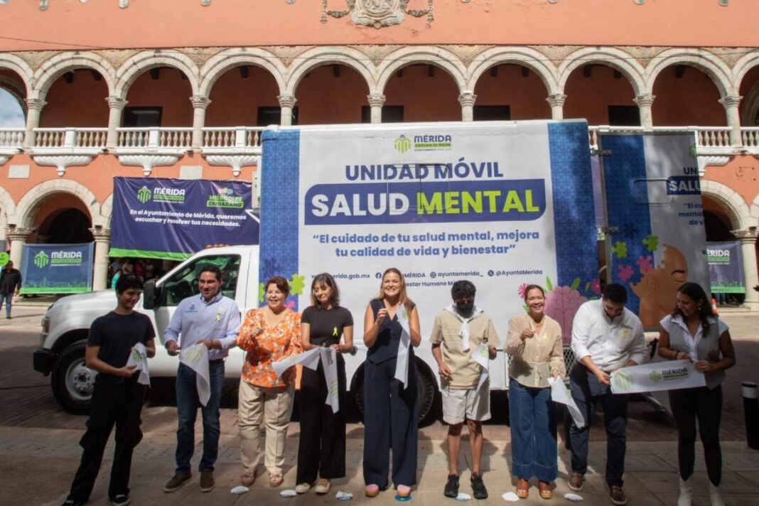 Cecilia Patrón inaugura programa de salud mental para jóvenes en Mérida.