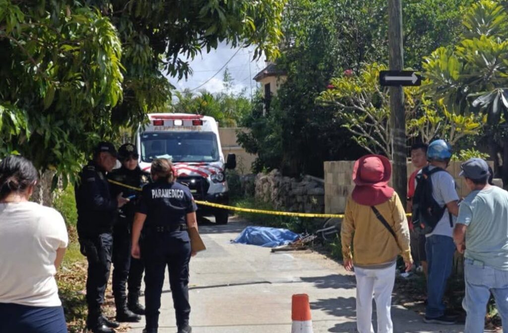 Abuelito muere tras ser atropellado en Cholul, el culpable huyó del lugar