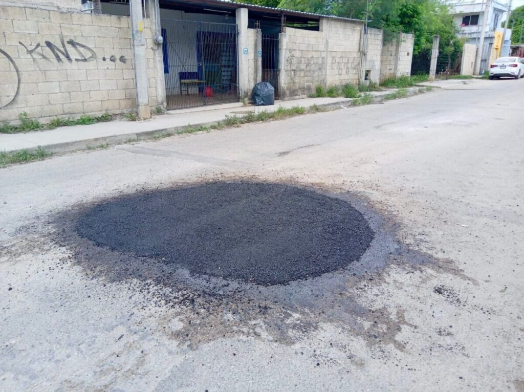 Ponen en marcha "Plan Emergente de Bacheo" en Kanasín 