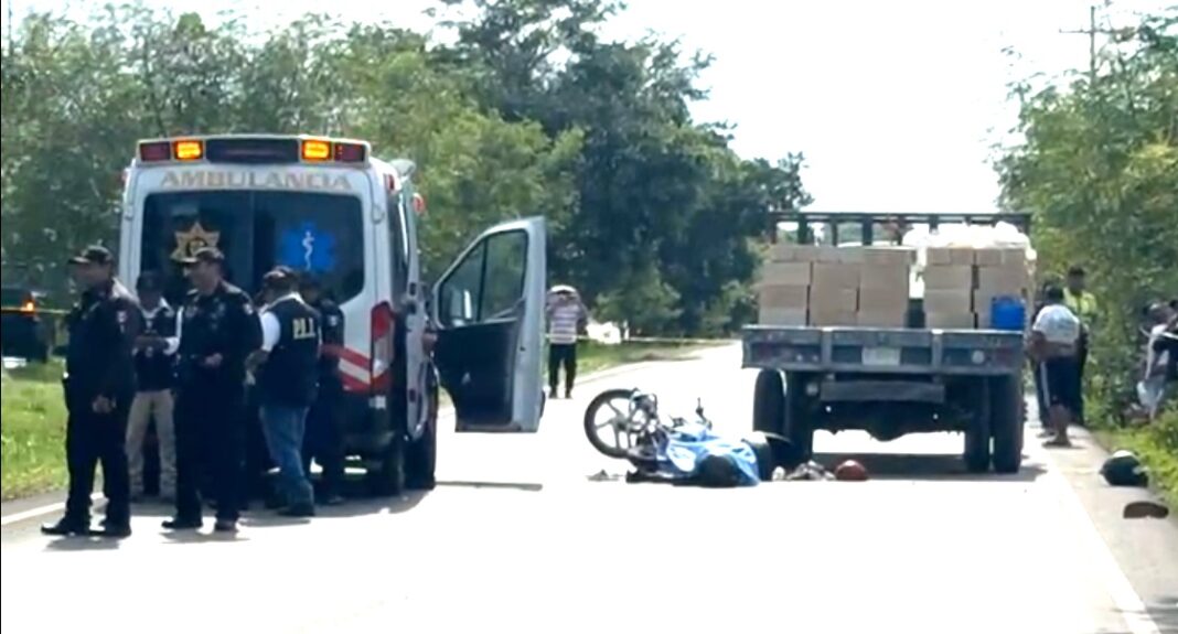 motociclista fallecido