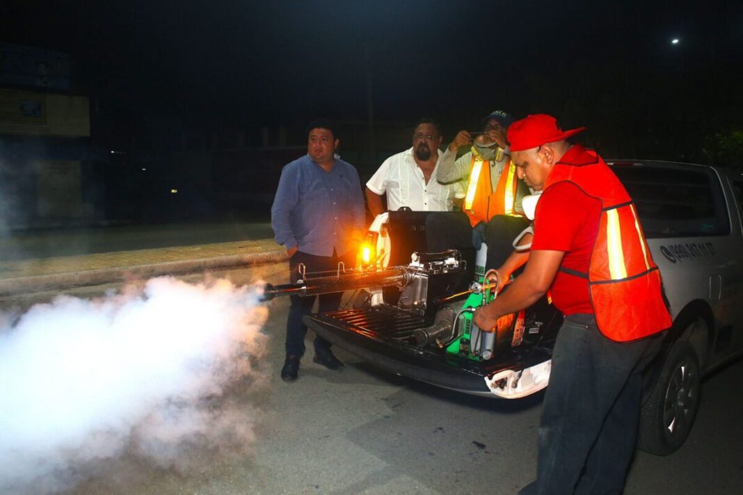 Ayuntamiento de Kanasín intensifica acciones contra el mosco transmisor del dengue