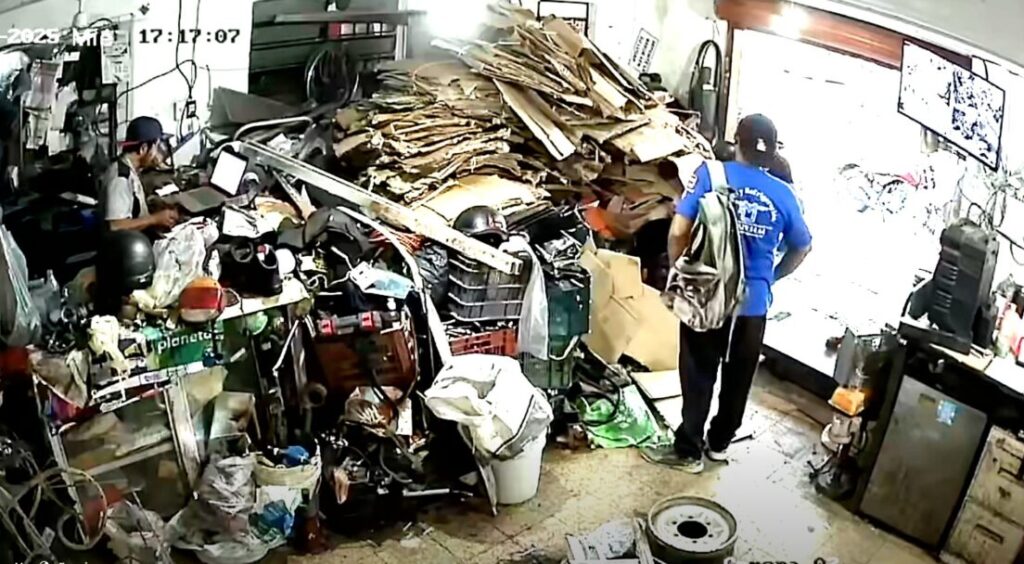 Identifican a presunto ladrón en centro de reciclaje de la amalia solórzano