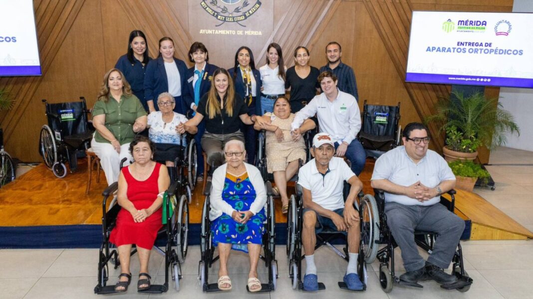 La alcaldesa Cecilia Patrón Laviada continúa mejorando la calidad de vida personas con discapacidad en Mérida