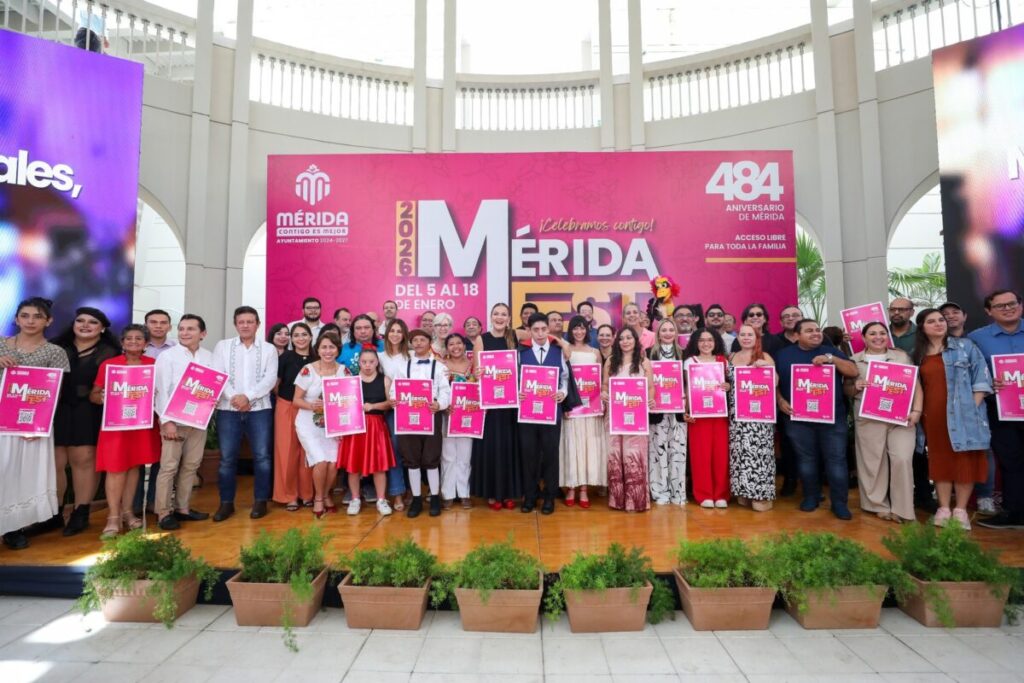 Mérida Fest 2026: La "Ciudad Blanca" celebrará a lo grande su aniversario 484 años de su fundación e historia