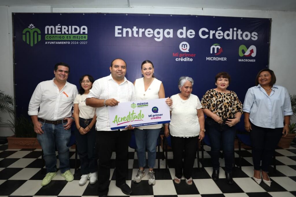 Cecilia Patrón fortalece la economía en Mérida con la entrega de nuevos créditos