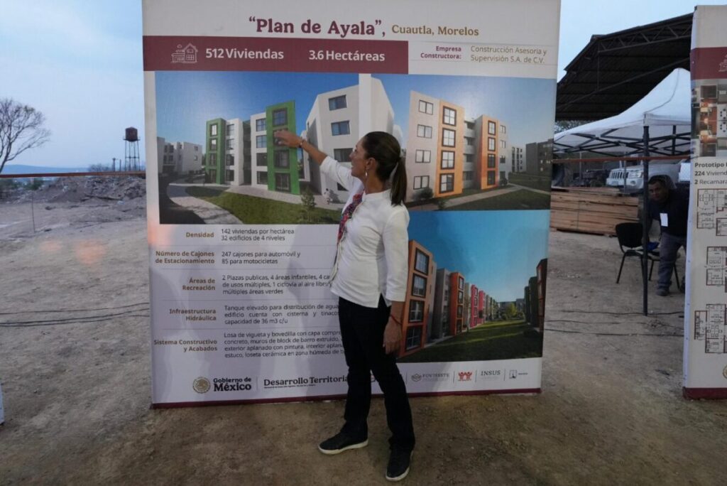 La Presidenta Claudia Sheinbaum Pardo entregará 6 mil 401 viviendas en este año en México