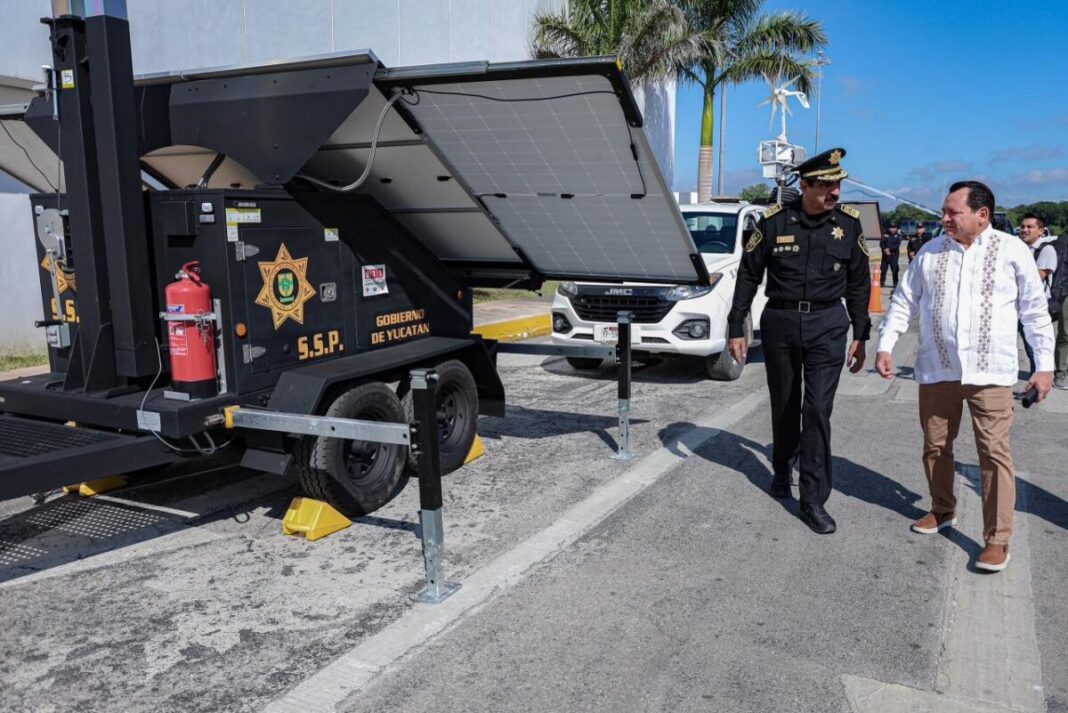 Unidad Móvil de Videovigilancia Operativo Xmatkuil Buen Fin Yucatán