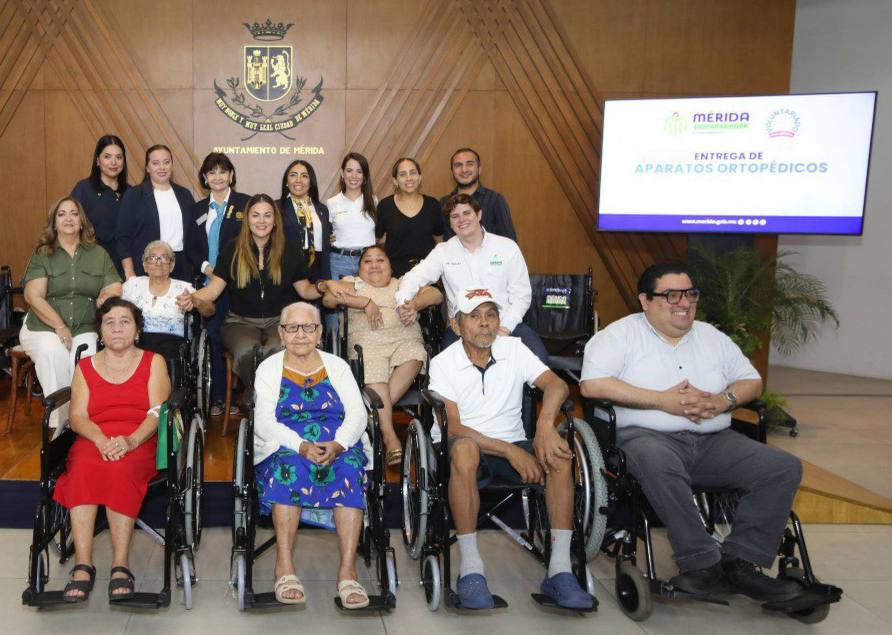 La alcaldesa Cecilia Patrón Laviada continúa mejorando la calidad de vida personas con discapacidad en Mérida