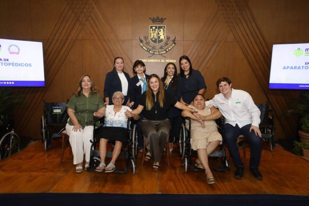 La alcaldesa Cecilia Patrón Laviada continúa mejorando la calidad de vida personas con discapacidad en Mérida