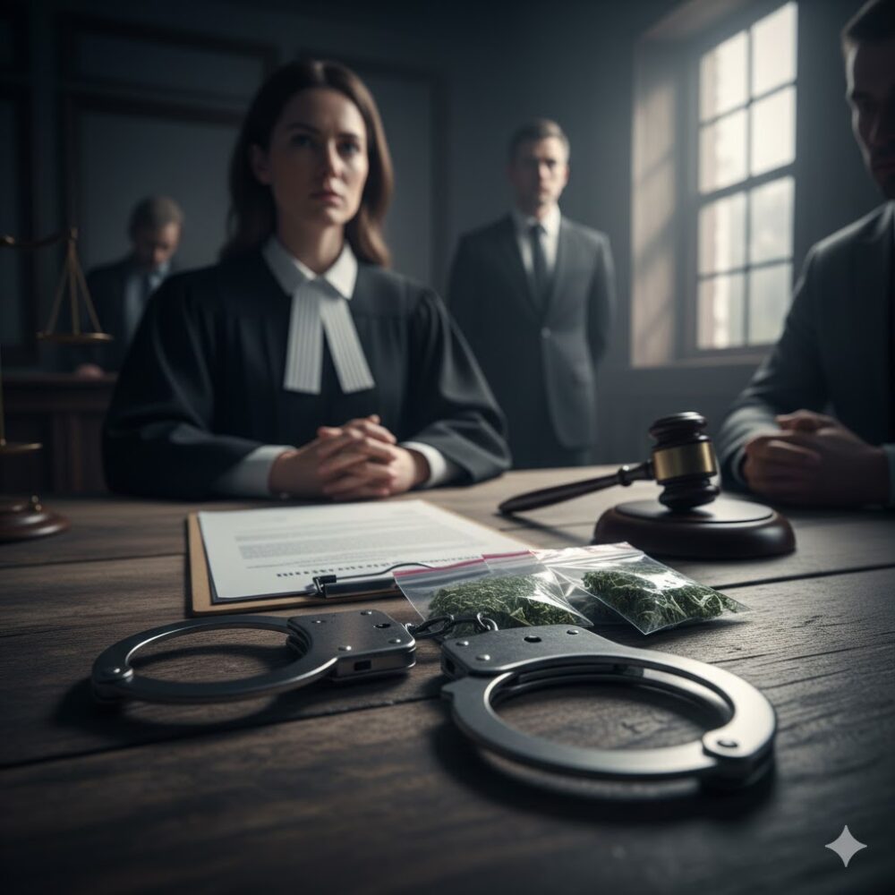 Detenida y vinculada por narcomenudeo